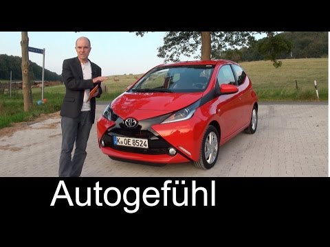 All-new Toyota Aygo 2015 test drive review with Peugeot 108 Citroen C1 reference - Autogefühl