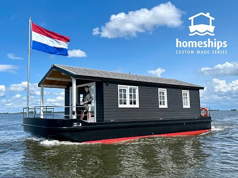 Video van HOMESHIP VaarChalet In Amsterdam 1250D Luxe Houseboat