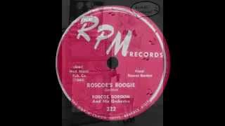 Rosco Gordon - Roscoe's Boogie