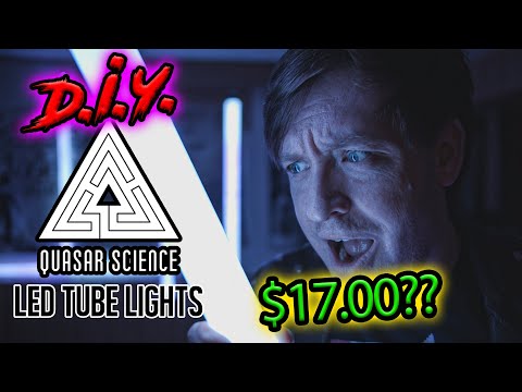 LIGHT YOUR STAGE FOR CHEAP! DIY Quasar Science Tube lights for ONLY $17.00! | Words of Fang #27