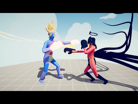 DARK BOXER vs SUPER BOXER | Totally Accurate Battle Simulator TABS