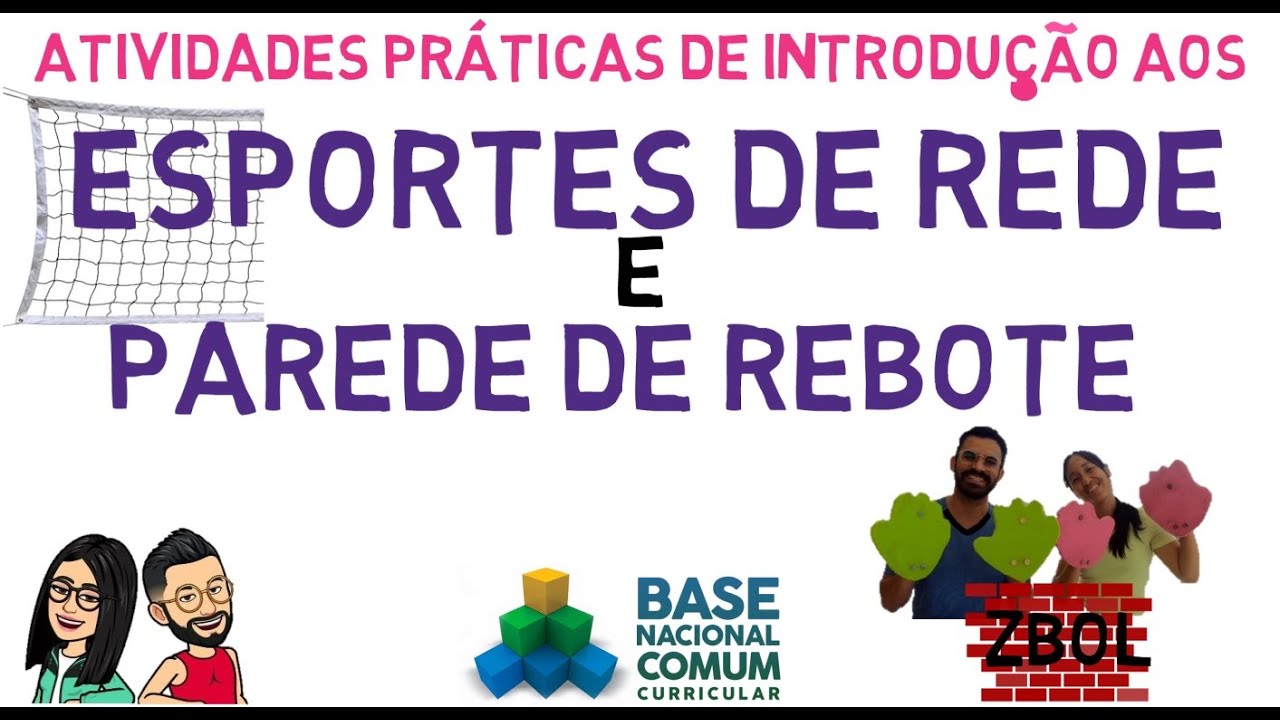 Atividades práticas de introdução aos esportes de rede e parede de rebote