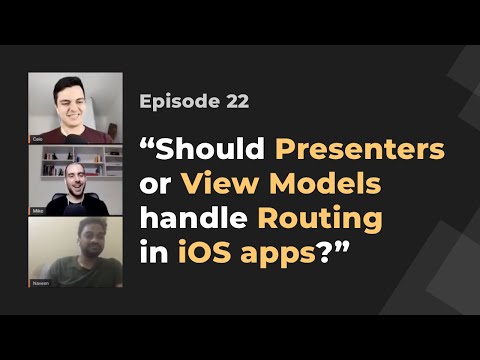Transitioning & Sharing data between views with Routers/Flows/Coordinators | iOS Dev Live Mentoring