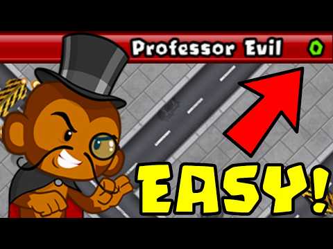 Easily Beat the NEW Professor Evil Challenge... (Bloons TD Battles)