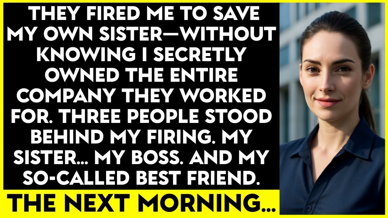 They Fired Me for My Sister… But I Secretly Owned Everything They Worked For