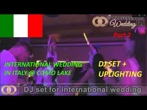 (2a parte) Matrimonio DJ set con LUCI e AUDIO a COMO