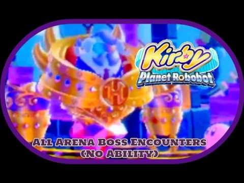 Kirby Planet Robobot: All Arena Boss Encounters (No Ability)