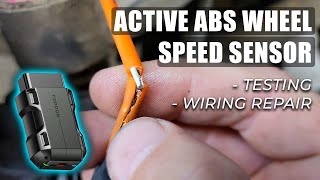 Active ABS Wheel Speed Sensor Testing and Wiring Repair [09 Silverado]