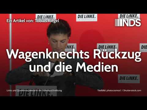 Wagenknechts Rückzug und die Medien | Tobias Riegel | NachDenkSeiten-Podcast