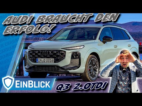 Hat Audi ABGELIEFERT?! Audi Q3 SUV 2.0 TDI - Viel Evolution und wenig Revolution