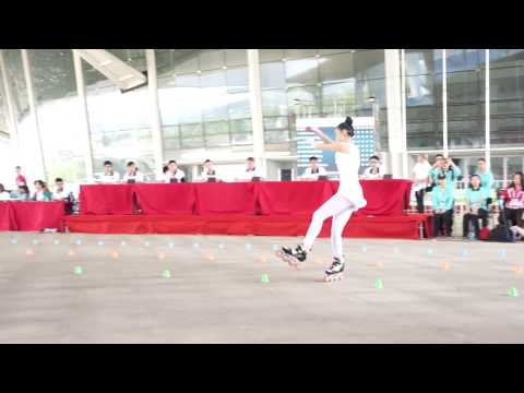 World Roller Games 2017 ( WFSC ) / Junior / Zhao Zi Jin - 14 place