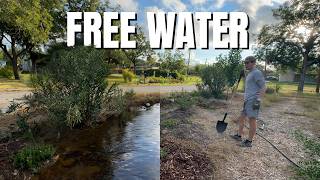 How This Dry Creek Captures Thousands Of Gallons In Every Texas Storm