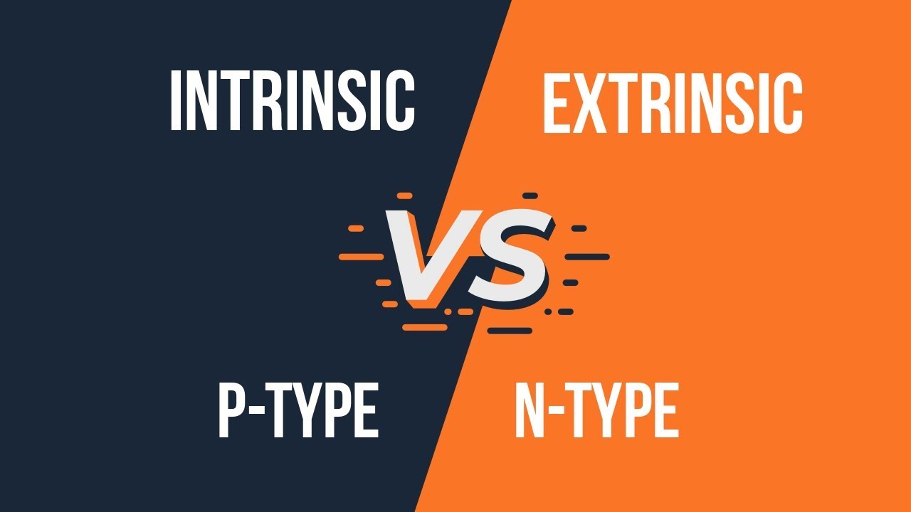 What are the two types of extrinsic semiconductors?