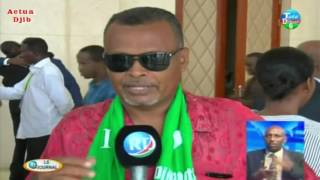 Zaki Taha Mohamed interviewé par la RTD le 8 Mai à la sortie de L'Investiture du Président Ismail Om
