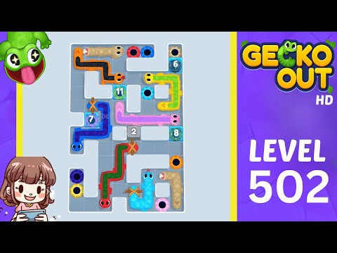 Gecko Out Level 502 Solution Walkthrough