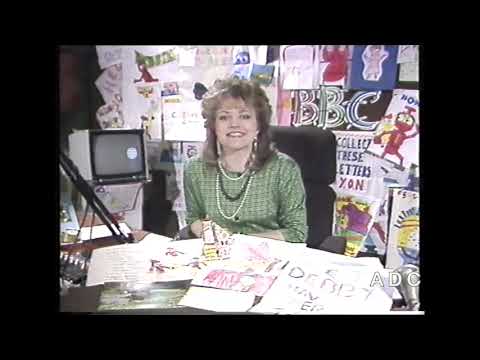 BBC1 end of South East News Jane Markham & CBBC1 Debbie Flint 2nd May 1986