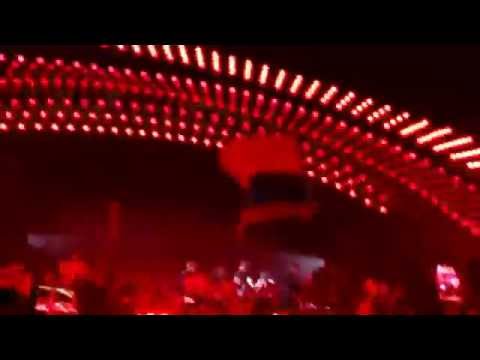 Conchita flying at the Eurovision Song Contest 2015 Grand Final on 23 May 2015