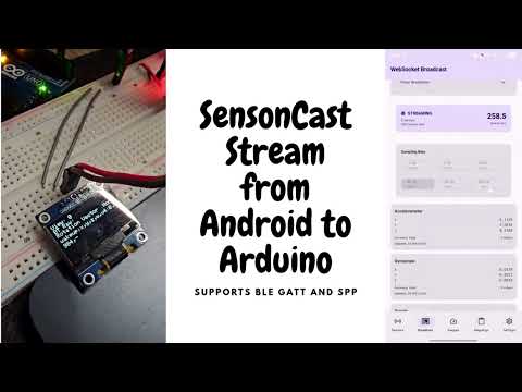 SensorCast -Stream Sensor Data