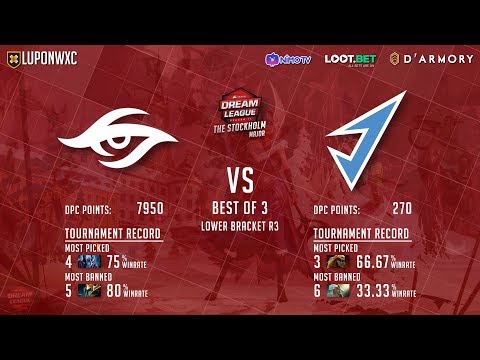 Team Secret vs J.Storm Game 1 (BO3) | Dream League Season 11 Stockholm Major