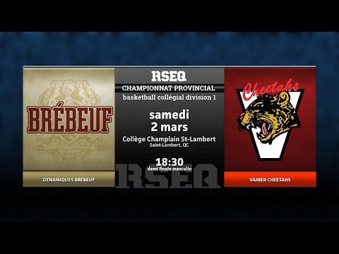 RSEQ D1 Basketball Masculin 🏀 SF: Brébeuf v Vanier [2024-03-02]