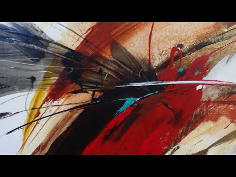 How to paint abstract/ Brushes and palette knives/ Acrylics