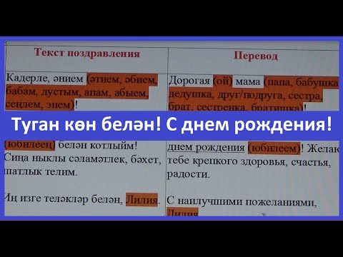 Тнв Поздравления На Татарском