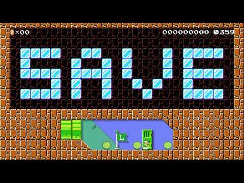 Where is safe place - Super Mario Maker 2 - Course World Gameplay