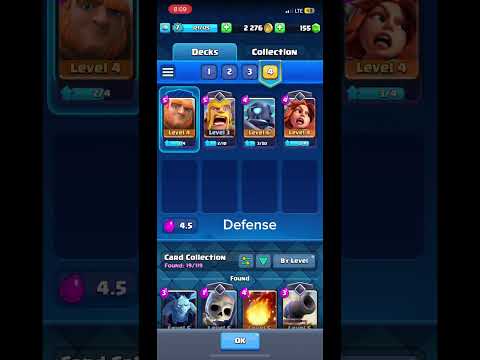 Best deck for Barbarian Bowl (arena 3) #clashroyale #supercell #gaming #games #shorts #trending
