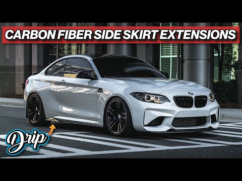 MOST UNDERRATED MOD - CARBON FIBER SIDESKIRT EXTENSIONS FOR THE F87 M2.