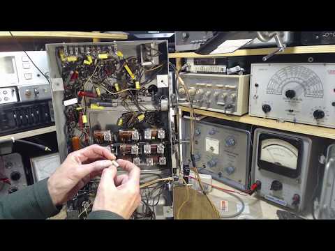 Sparton 1567 Huge Tube Radio Video #22 - Capacitor Test Review
