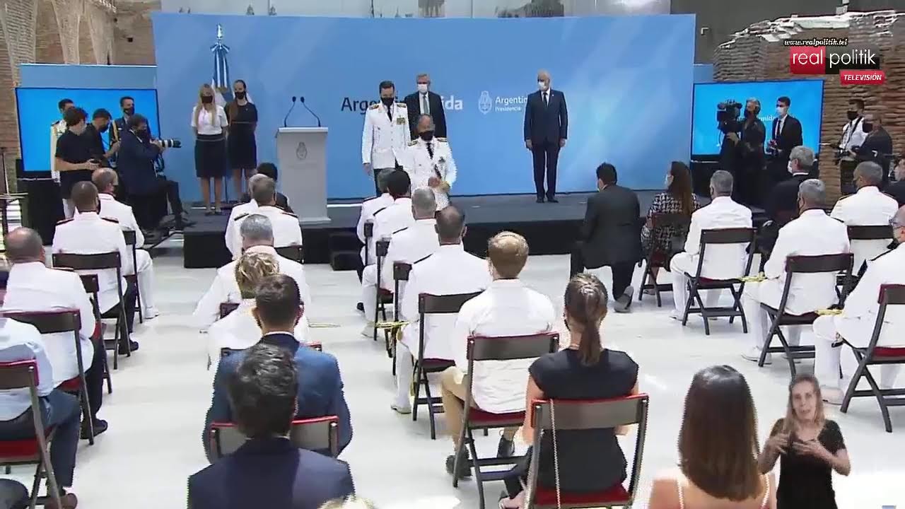 Alberto Fernández encabezó una ceremonia con militares promovidos