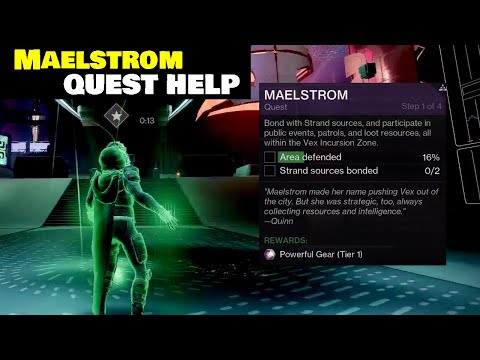 DESTINY 2 LIGHTFALL - MAELSTROM QUEST STRAND BONDING HELP!