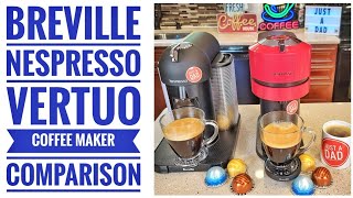 NESPRESSO Vertuo Next Espresso Machine VS Breville Vertuo Line Coffee Maker