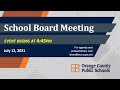 OCPS | 2021-07-13 - School Board Meeting