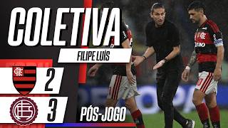 FILIPE LUÍS FALA AO VIVO APÓS DERROTA DO FLAMENGO PARA O LANÚS NA RECOPA | COLETIVA