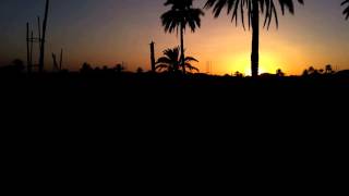 preview picture of video 'SUNSET FROM THE ROOF OF LAGHOUAT CITY'