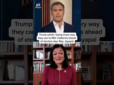 Trump admin 'trying every way they can to RIG' midterms ahead of election day: Rep. Jayapal