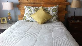 How to Make a Queen Size Headboard from a Pallet