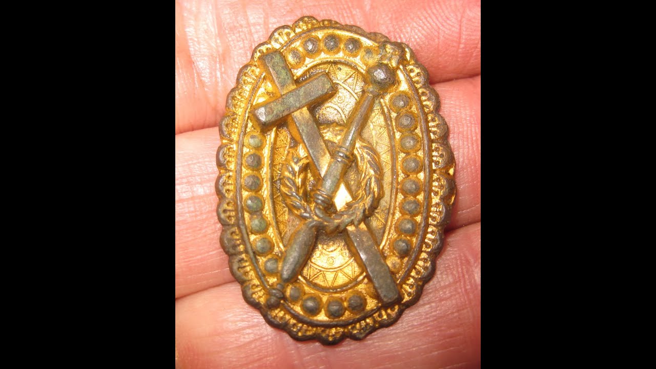 Metal Detecting - Gold Belt Buckle Recovered from the Aussie Gold Fields