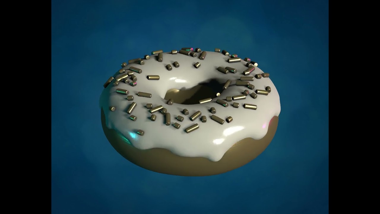 Rosquinha Modelo de Impressão 3D