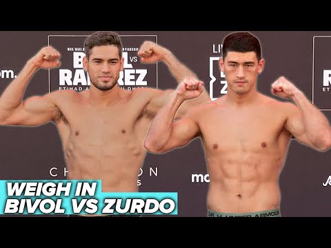 DMITRY BIVOL VS ZURDO RAMIREZ • FULL WEIGH IN SHOW & FACE OFFS | MATCHROOM BOXING