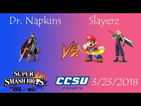 Riptide 6 CCSU Smash 4 - Dr. Napkins (Marth) vs Slayerz (Mario, Cloud)