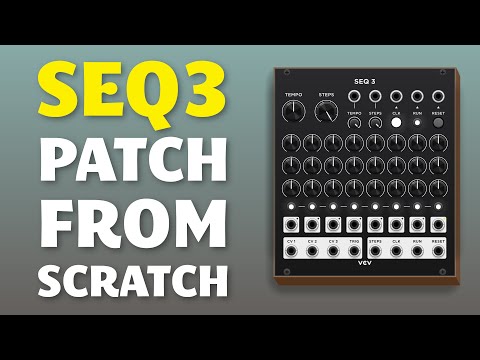 How to use VCV SEQ3 in VCV Rack
