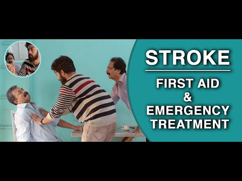 First Aid and Emergency Treatment - Stroke Victim :Hindi