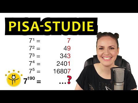 PISA Studie Mathe – Muster erkennen, Potenzen vergleichen