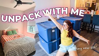 Living Alone for the First Time: UNPACKING + MOVING IN! Freya & Beyla see the place 🥹