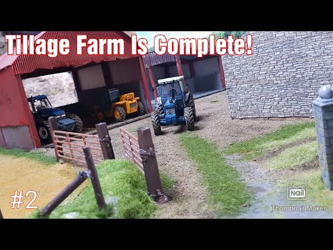 Building The New 1/32 40ft Model Farm Diorama Ep 2 - Tillage Farm Is Complete + Mountains!