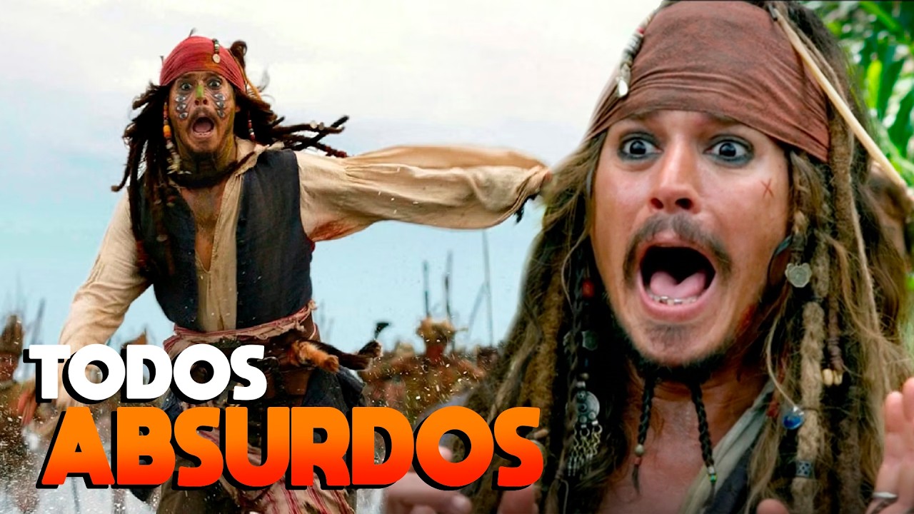 TUDO de ERRADO com a FRANQUIA PIRATAS DO CARIBE