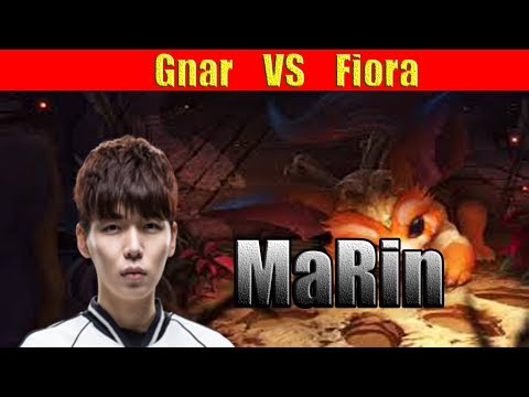 MaRin - Gnar Top vs Fiora -  LoL Replays SoloQ