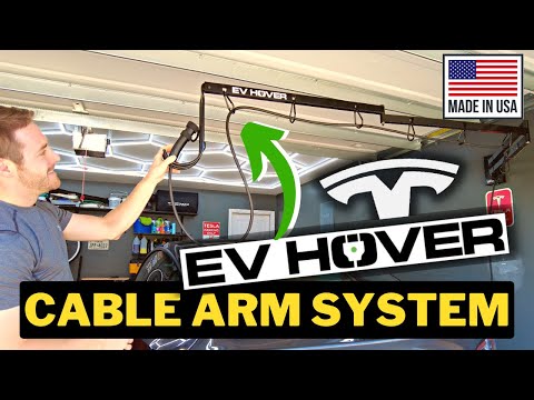 Tesla EV Hover ⚡️ Cable Arm Management System | No More Trip Hazard ‼️ Install | Review